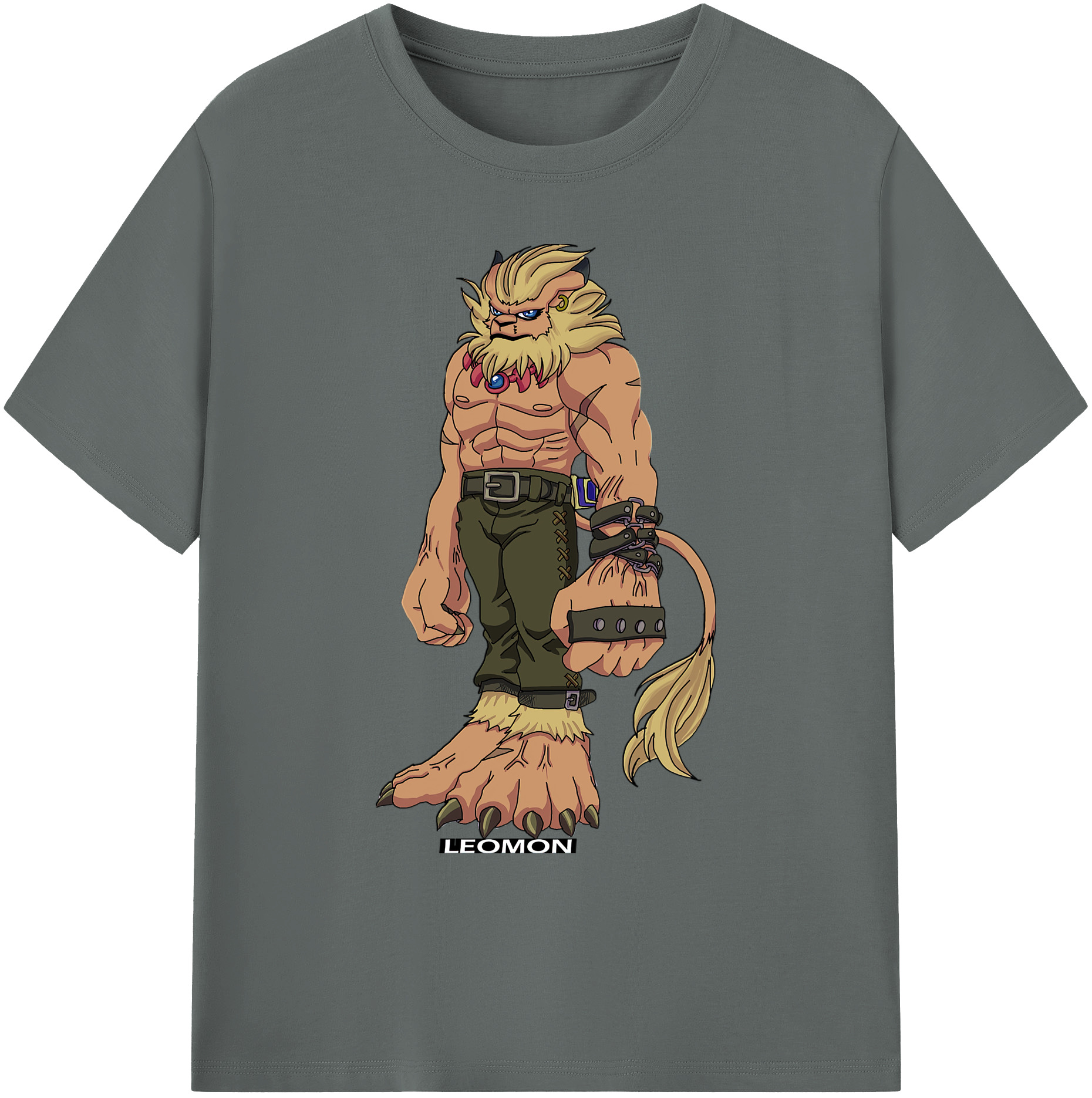 （画像用） Digimon デジタルモンスター/デジモン 綿100％ メンズ半袖Tシャツ｜肌触りやわらか＆通気性